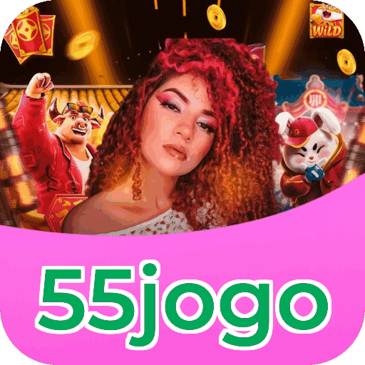 Passo a passo visual mostrando processo de download e instalação do aplicativo 55jogo